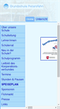 Mobile Screenshot of grundschule-petersfehn.de